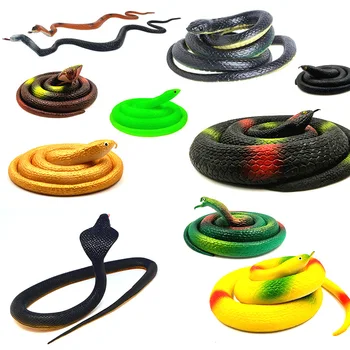 

Hot Sale Rubber High Simulation Toy Snake Model Funny Scary Snake Kids Gag Toys Prank Funny Toys Halloween Prank Prop For Decor