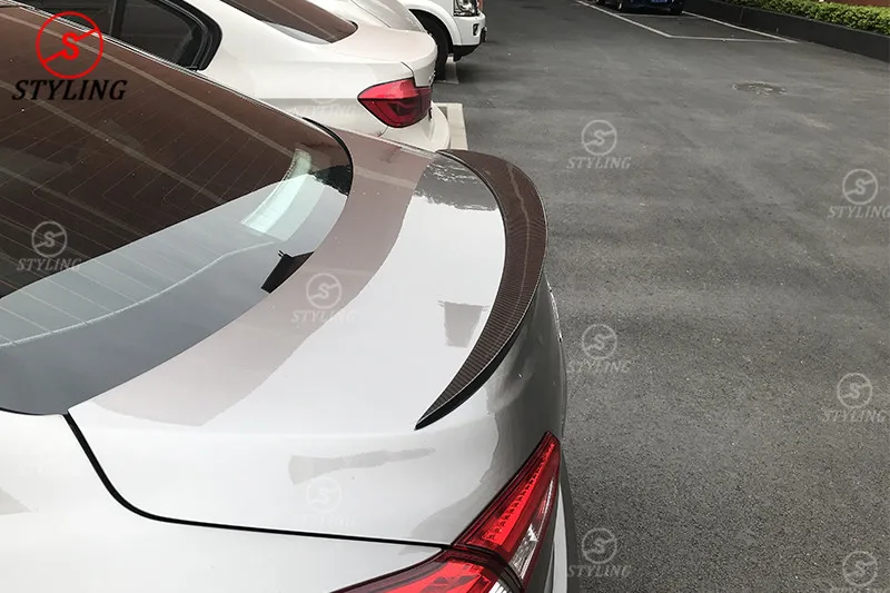 Стайлинг задний спойлер из углеродного волокна Wald стиль для Maserati Ghibli задний бампер багажник губы крыло