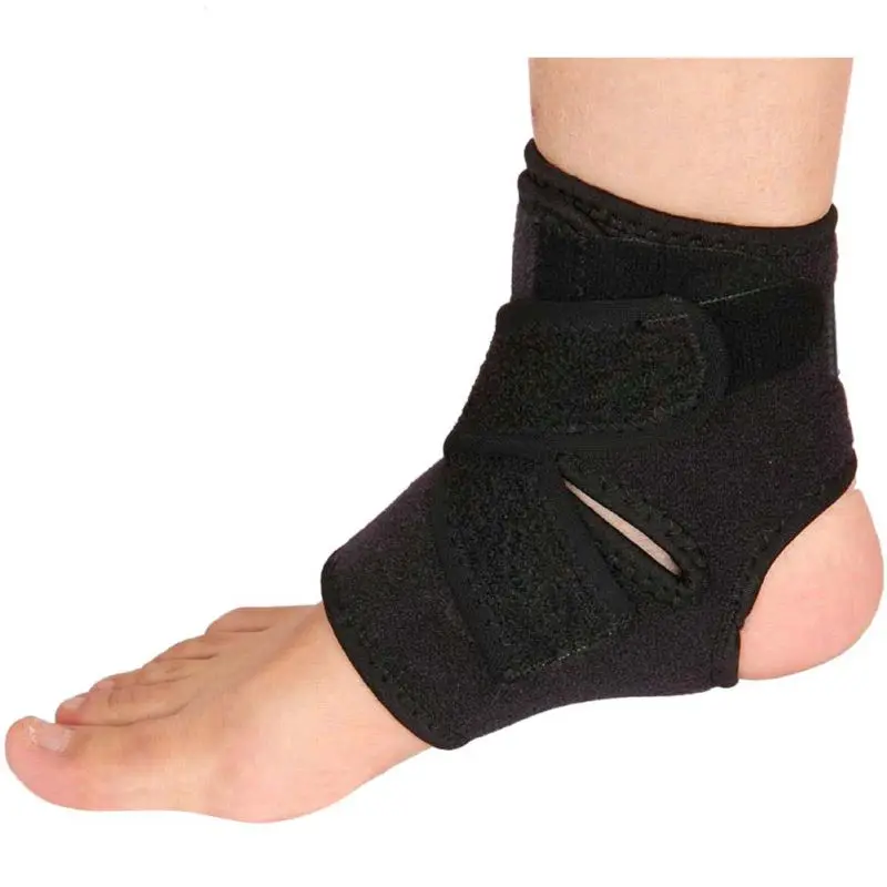 Adjustable Foot Ankle Support Elastic Brace Guard Ankle Protector Football Basketball Equipment for Exercise Sport