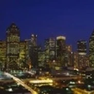 Buildings in a city lit up at night  Dallas  Texas  USA Poster Print (36 x 12)