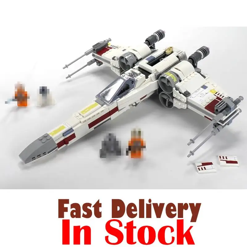 

Lepin 05145 Star Series Wars X-Wing Starfighter Blocks Bricks Compatible Legoing 75218 Building Model Gifts Assembled DIY toys