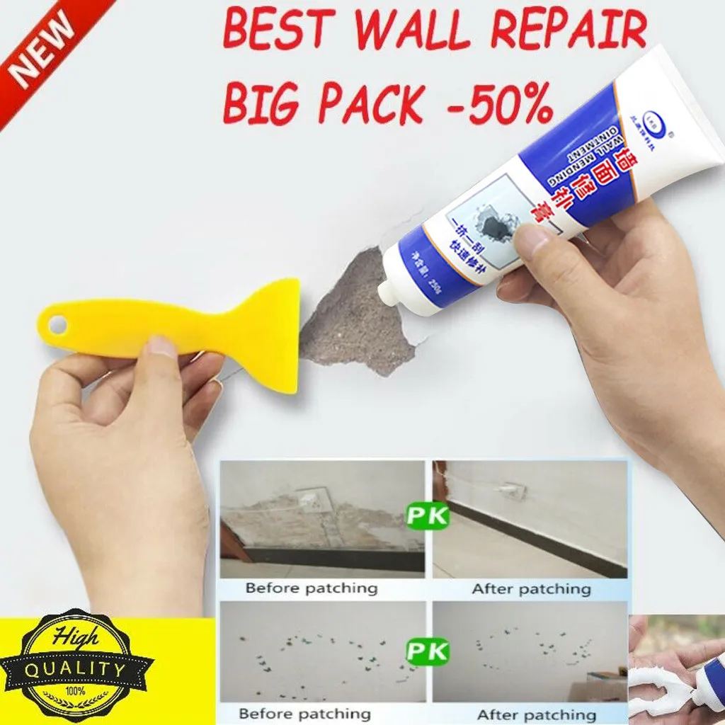 

Wall Mending Ointment Grouts Beautiful Sealant For Walls Peeling Graffiti Gap Repair Cream Construction Tool 250G Dropshipping