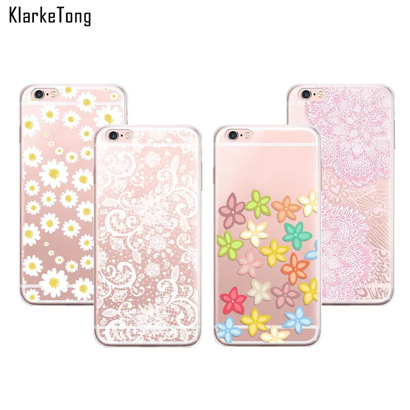 Daisy Court Flower Ultra Thin Phone Cases for iPhone XS