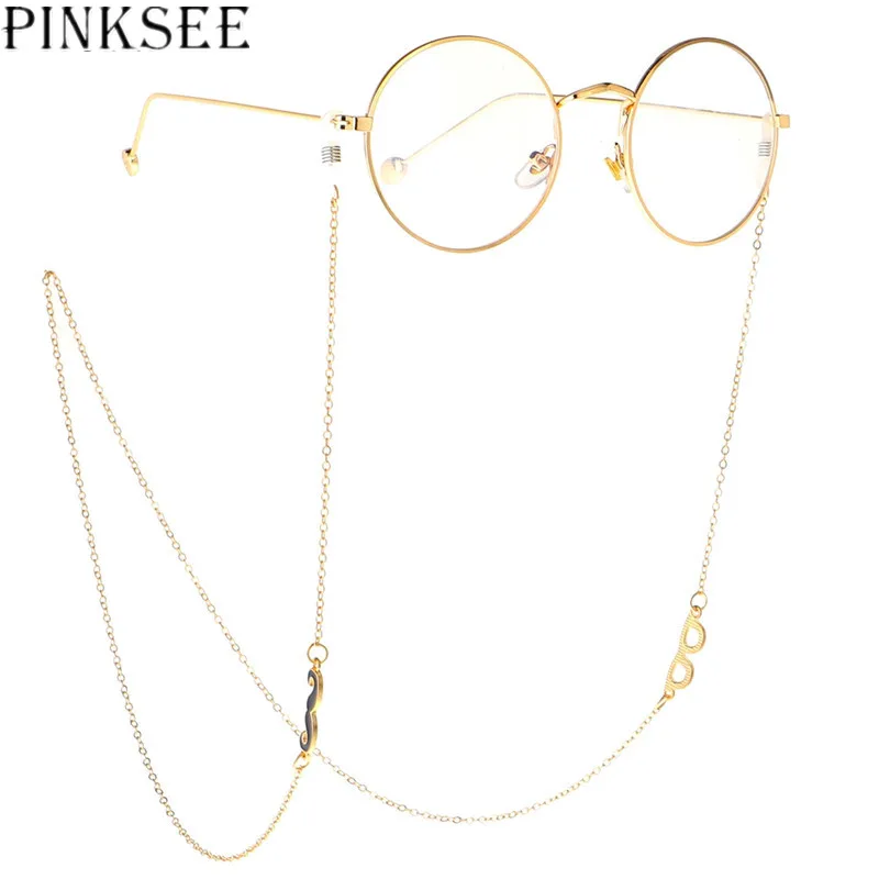 

PINKSEE New Glasses Pendant Non-slip Metal Glasses Rope Sunglasses Reading Eyeglass Chain for Jewelry Accessories