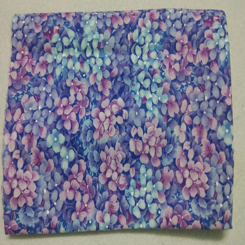 105 см Ширина Изящные Красочные цветки сакуры, японской вишни Цветочная хлопчатобумажная ткань Цветочная Ткань Лоскутное детское платье домашний декор