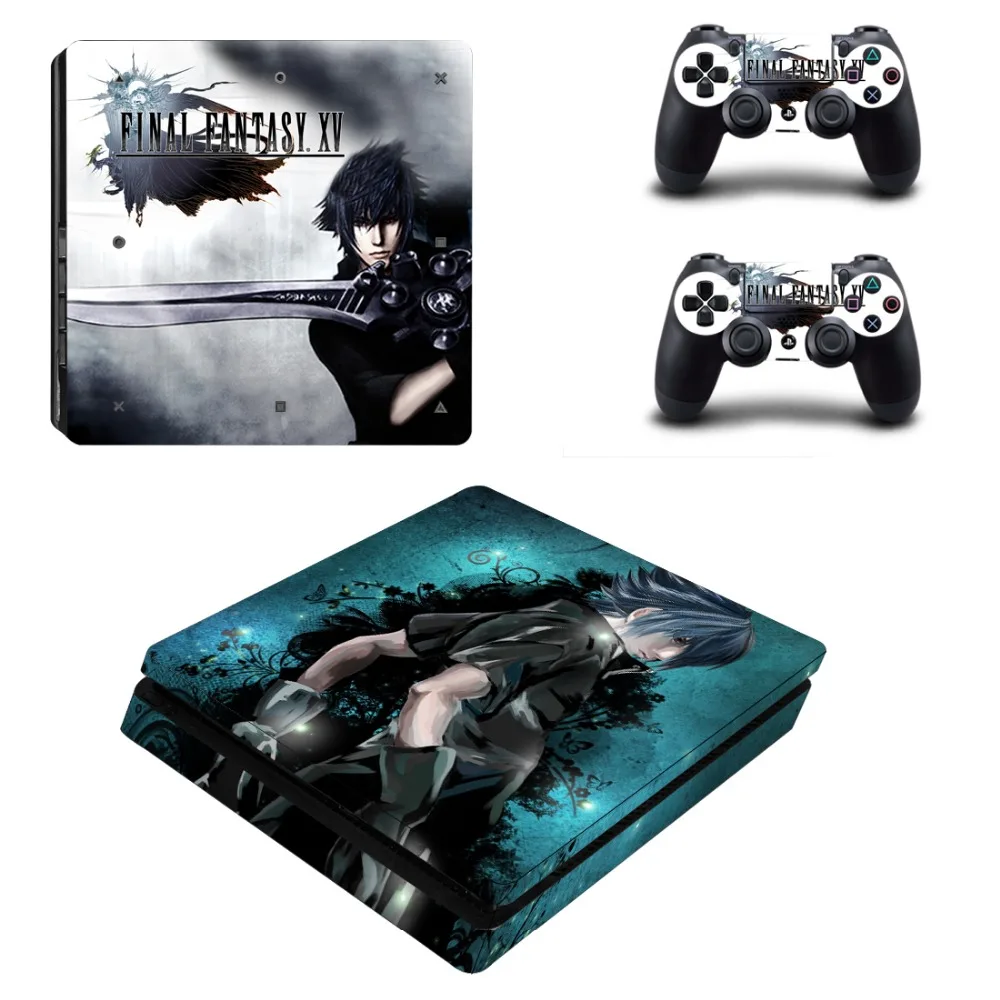 Final Fantasy PS4 Slim Skin наклейки для Playstation 4 консоль 2 шт виниловые контроллера |