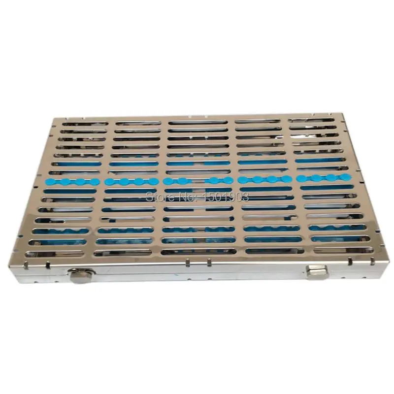 

Dental Equipment dental instruments box Stainless steel disinfection box disinfection endo box (20pcs instruments loaded)