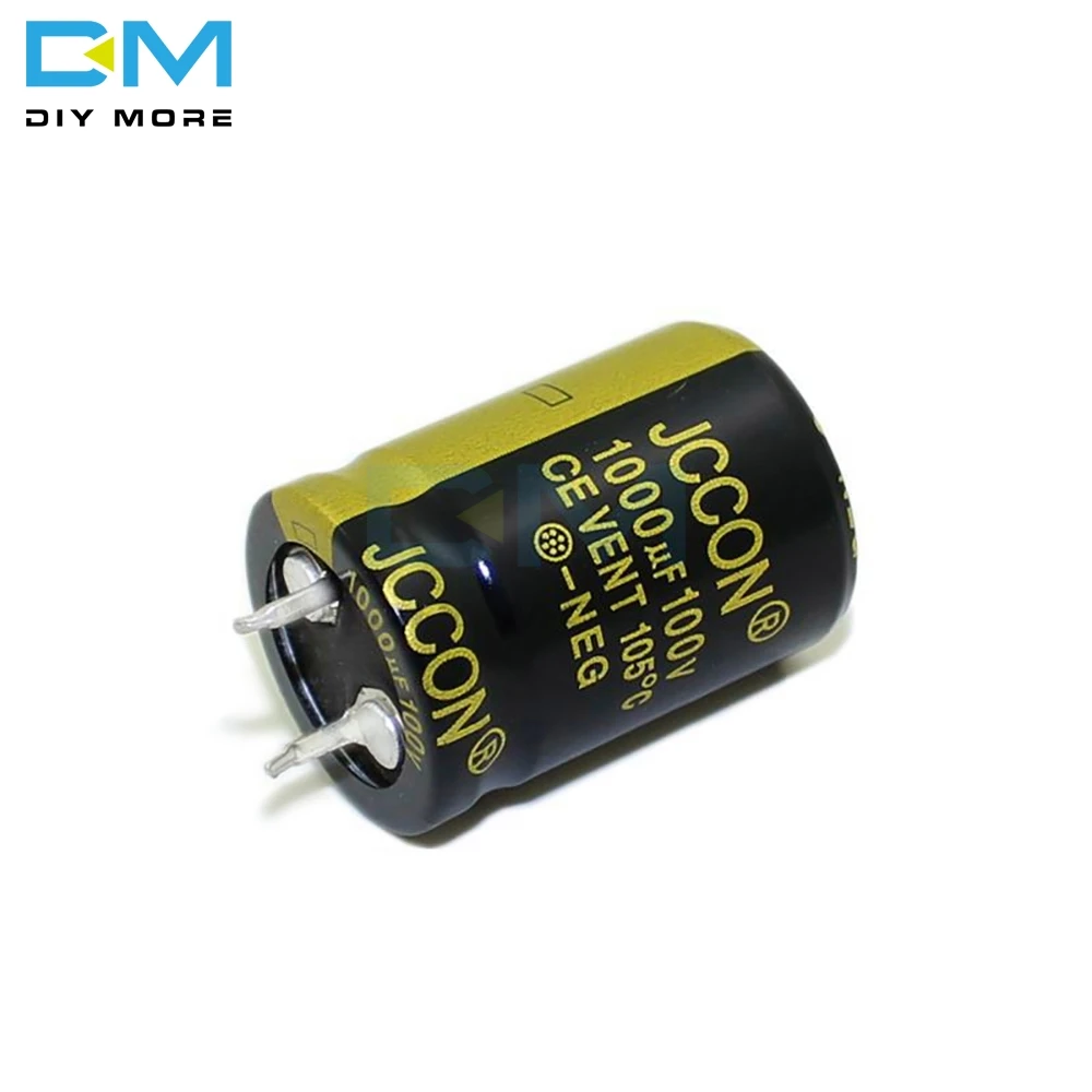 100 V 1000 мкФ 22X30 мм 25X30 Алюминий электролитический конденсатор высокой частоты низкий импеданс через отверстие конденсатор 25*30 мм diymore