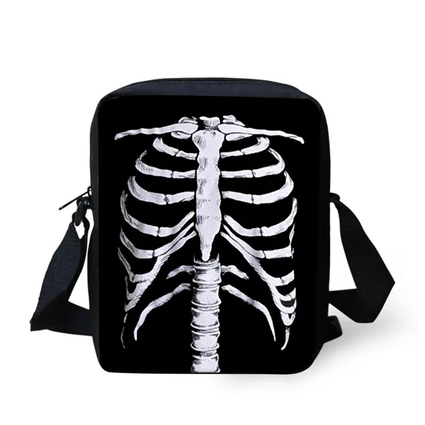 Twoheartsgirl женский рюкзак Новинка Хэллоуин скелет ребра клетка с принтом путешествия рюкзак повседневная школьная Back Pack мультфильм рюкзак - Цвет: XM2255E