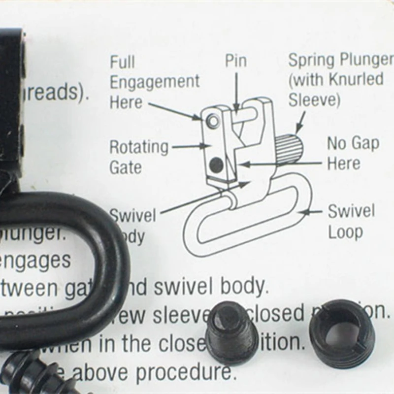 Древесный винт Quick Detach Swivels 1/4 2 для 1 &quotSlings. 1/4&quot . &quotболтовое крепление охоты на