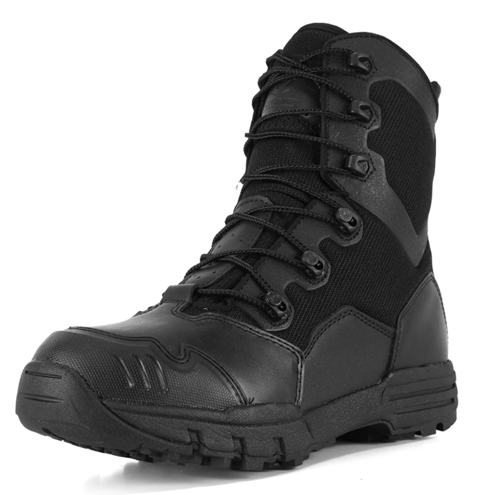 592 Men Military Boots Sneakers Quality Special Force Tactical Desert Combat Ankle Botas Army Work Shoes Leather Snow Boots 2019