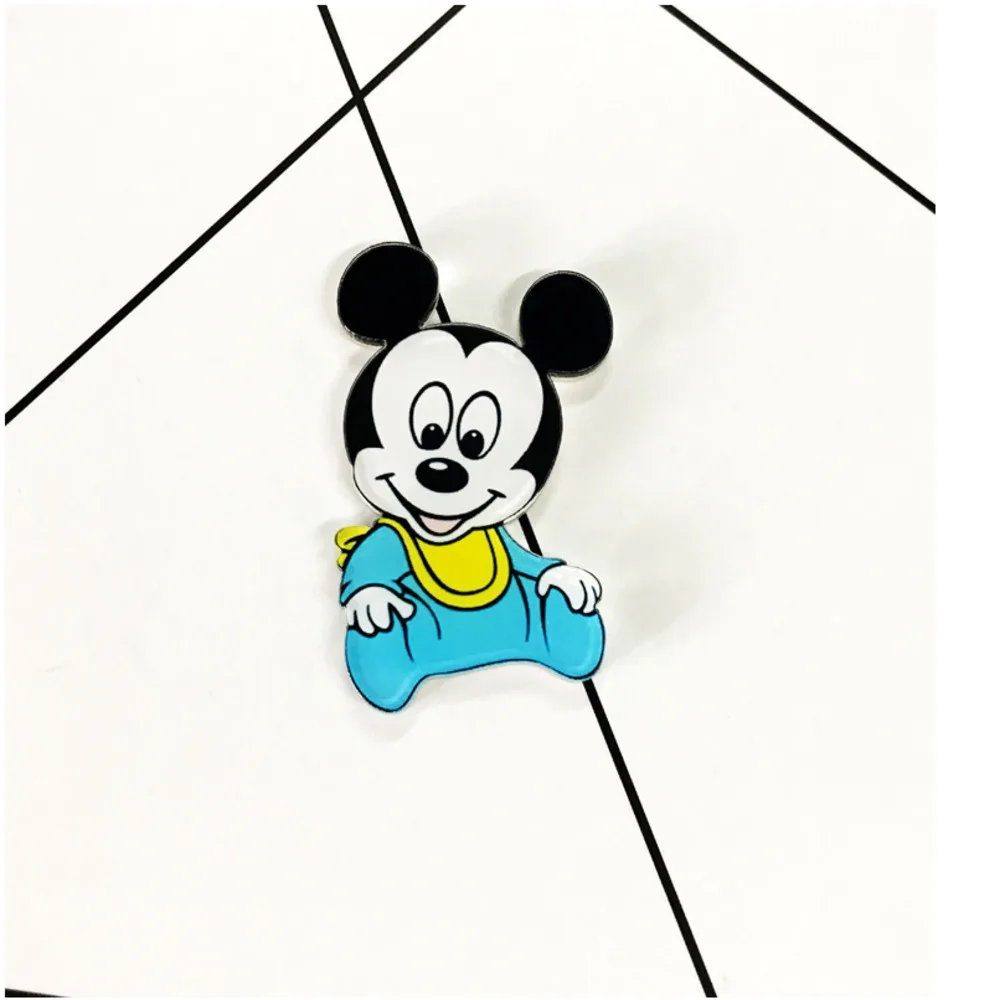 1 шт мультяшный значок с характерным персонажем в форме мыши акриловый ...