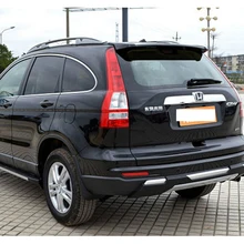 Para honda crv spoiler abs material de alta qualidade do carro asa traseira primer cor spoiler traseiro para honda crv spoiler 2007-2011
