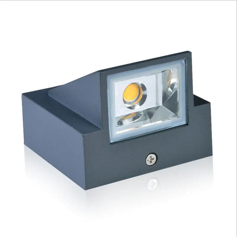 Наружный водонепроницаемый(IP65) настенный светильник, литой алюминий, AC90-265V 3W