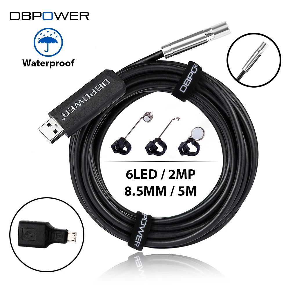bilder für 2 MP Cmos 5 mt 8,5 MM 6 Led Objektiv USB Endoskop Inspektion kamera Wasserdichte Hd 6-led Endoskop Tube Visuelle Kamera Mit OTG Adapter bilder für 2 MP Cmos 5 mt 8,5 MM 6 Led Objektiv USB Endoskop Inspektion kamera Wasserdichte Hd 6-led Endoskop Tube Visuelle Kamera Mit OTG Adapter