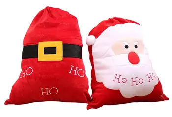 

FunPa 2Pcs Christmas Gift Bag Santa Claus Belt Pattern Christmas Gift Bag Santa Sack Large Capacity Gift Bag For Christmas Party