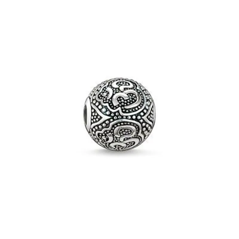 

Free Shipping Hot Sale 2015 Om Bead, Trendy Karma Beads 925 Sterling Silver DIY Beads for Bracelet Charm for Women Men Jewelry