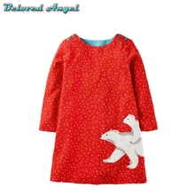 Платье принцессы с цветочным рисунком; Одежда для девочек; платья для девочек; повседневная одежда; детское праздничное платье для школы; сезон осень-зима; Детский костюм