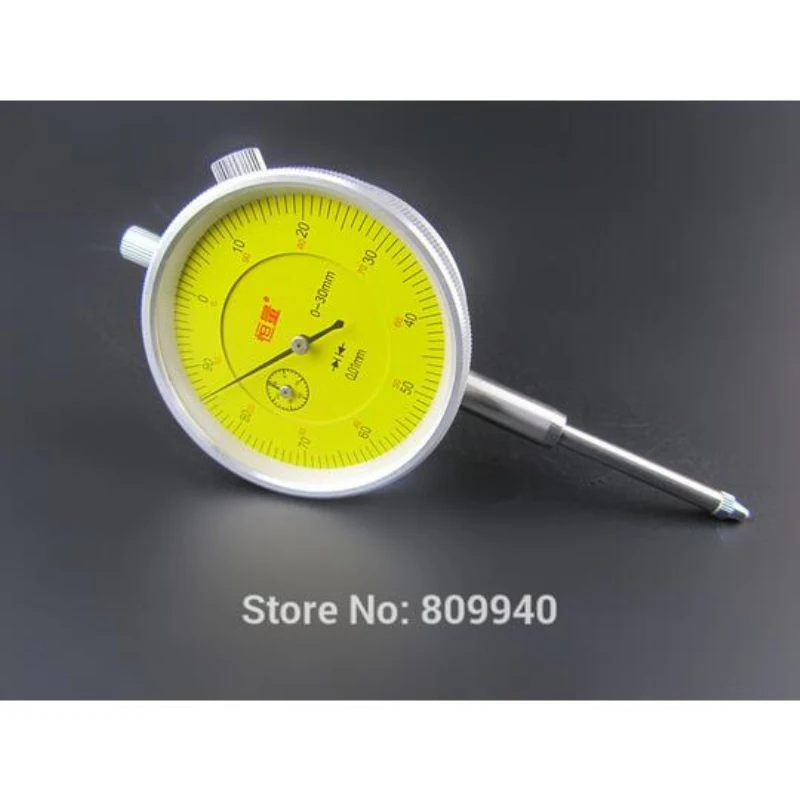 High Quality 30mm Dial Indicator 0 30mm dial Indicator guage 0.01mmin