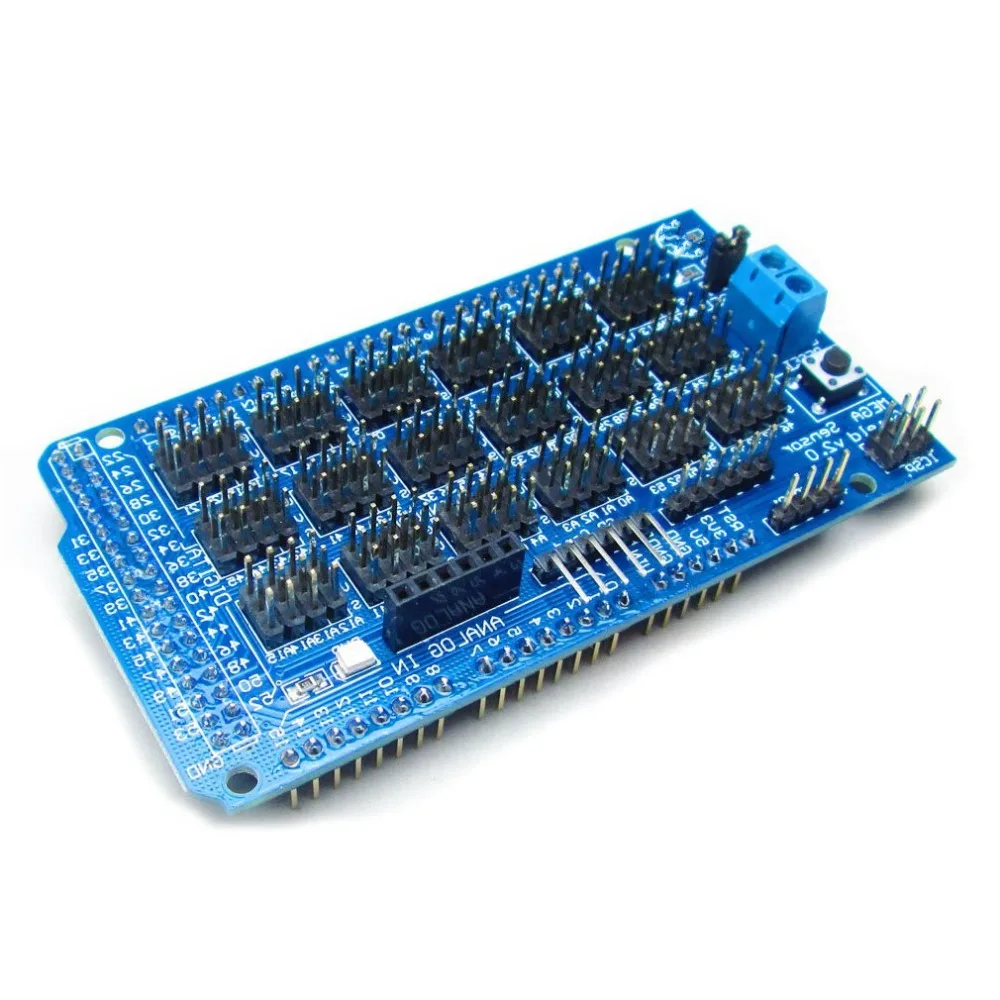 

Мега I2C Датчик Щит V1.0 выделенная Плата расширения для электронных блоков