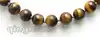Small 6mm Round brown Natural Tiger's Eye 17