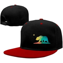 Калифорнийская Республика хип-хоп HatsFashion унисекс CapsAdjustable бейсболки