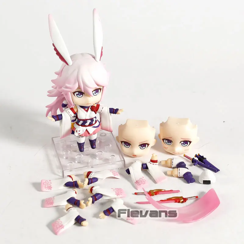 Nendoroid 908 Honkai Impact 3 Sakura Yae Heretic Miko Ver. Коллекционная фигурка из ПВХ Модель Куклы версии Q - Цвет: 908 no box