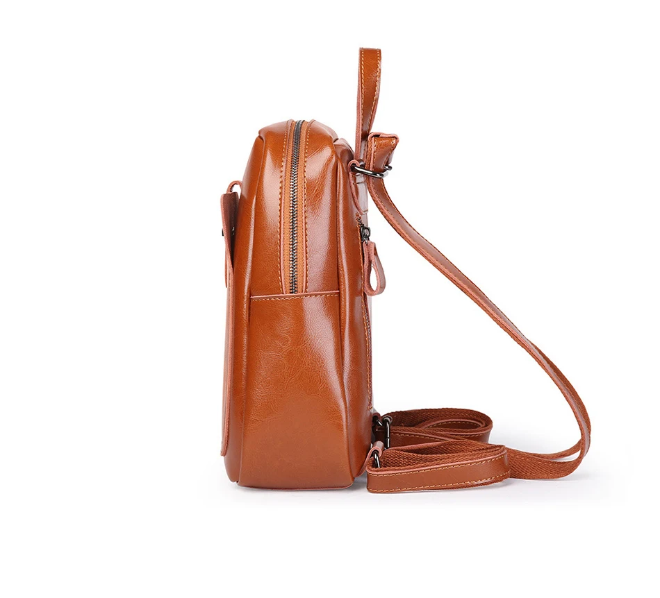 DIENQI кожаные женские рюкзаки, сумка на плечо, женский рюкзак из натуральной кожи, модный школьный рюкзак, винтажная Черная Женская сумка, рюкзак
