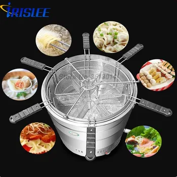 

Stainless steel electric hot dumplings stove commercial electric pasta cooker boiled dumplings pot commercial multi-purpose ener
