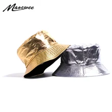 Весенняя и Летняя мужская и женская повседневная дикая Рыбацкая шляпа индивидуальная Модная Золотая и серебряная кепка с козырьком