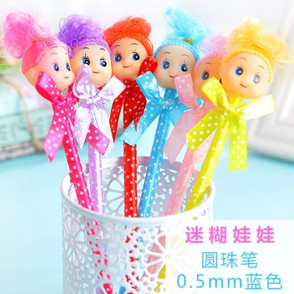 

10pcs/lot Korean creative stationery supplies wholesale pupil award gift Lovely gel pen craft ballpoint pen
