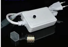 220V RGB led controller EU power plug 4 pin connector Hand-operated 8MM/10MM PCB connector