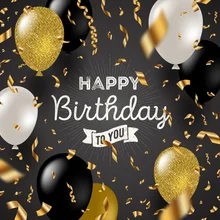 Laeacco Cartoon Balloons Ribbon Wall Baby Birthday Celebration Scene Photographic Backgrounds Photography Photo Backdrops Studio