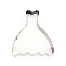 Платье из нержавеющей стали Формочки для печенья, бисквита формы резаки инструменты для выпечки Кухонные аксессуары