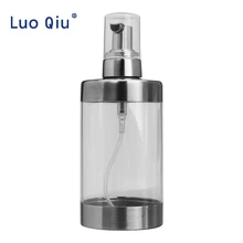 350 мл из нержавеющей стали многоцелевой плюс акриловая прозрачная бутылка для жидкого мыла для рук диспенсер пены