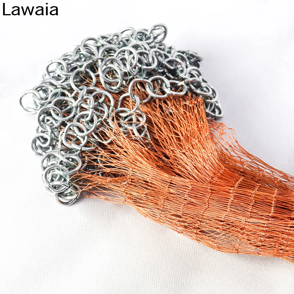 Рыболовная сеть Lawaia ручной работы мелкая сетка для заброса чугунная подвесная
