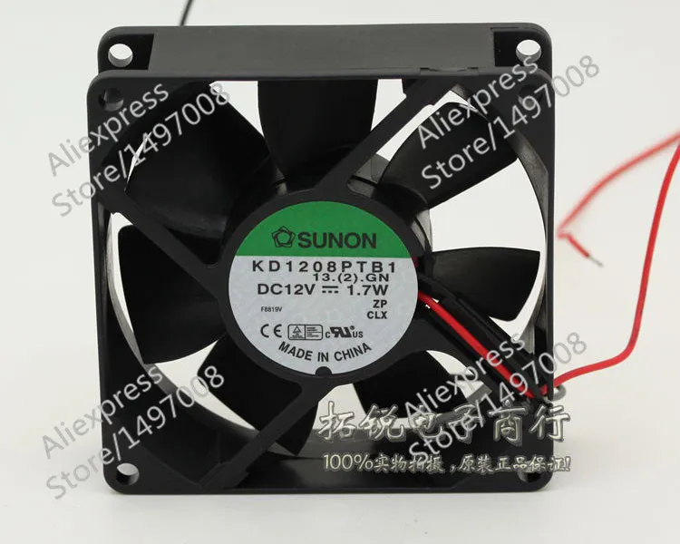 

SUNON KD1208PTB1 13.(2).GN DC 12V 1.7W 80x80x25mm Server Cooler Fan