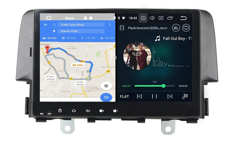honda civic radio replacement android 8.0 stereo 3