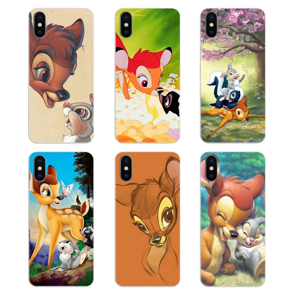 Sika deer Bambi Transparent Soft Cases Covers For Xiaomi Mi A1 A2 5X 6X 8 lite SE Pro Max Mix 2 2S 3 Mi5 Mi5S |