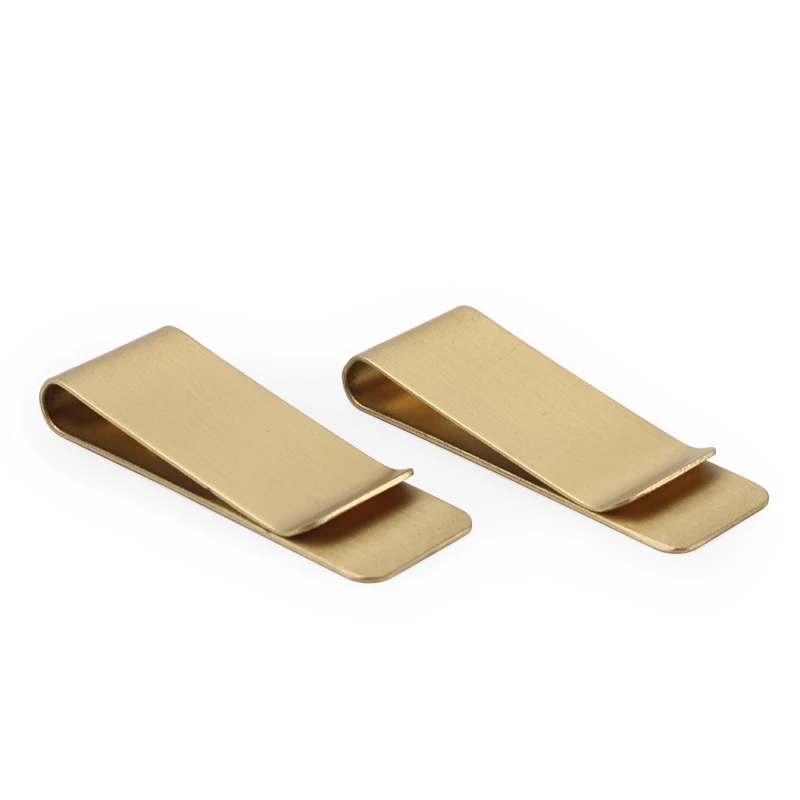 

Vintage Brass Money Clip Card Holder Outdoor Small Tool EDC