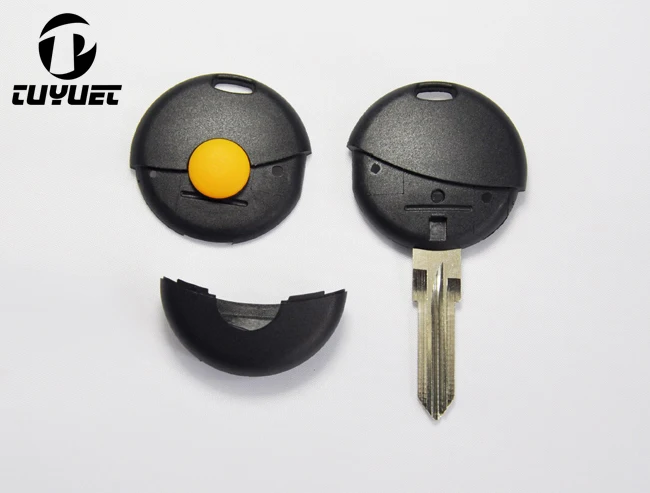 

Blank Car Key Case 1 Button Remote Key Shell for Benz Smart S Class