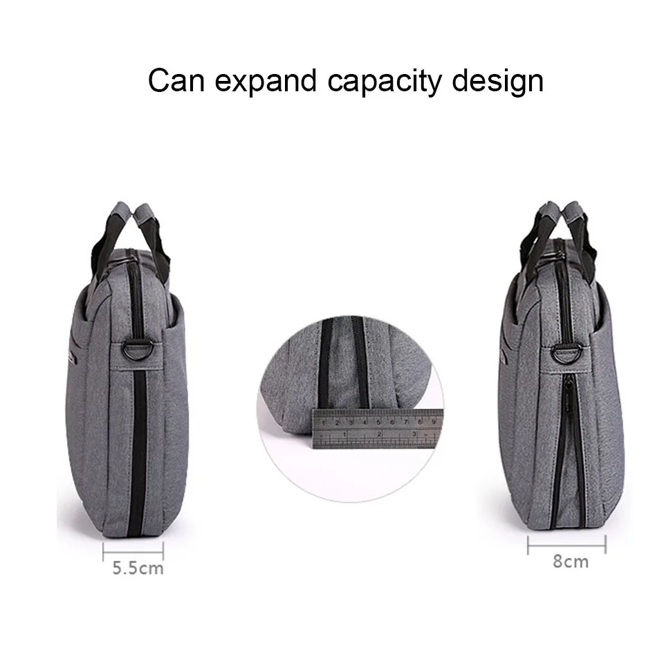 Goedkoop Laptop Messenger Bag 17.3 12 13.3 14.1 15.4 15.6 Waterdichte Nylon Notebook Bag voor Dell 14 Laptop Tas voor Macbook pro 13 Case