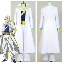Необычный костюм JoJo's Adventure Kujo Jotaro для косплея куртка пальто