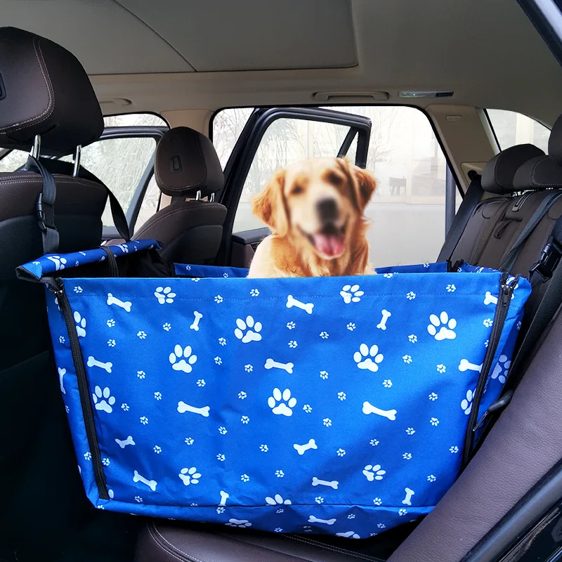 Waterproof Pet Car Seat Pad Travel Puppy Dogs Cat Safe Basket Car Trunk