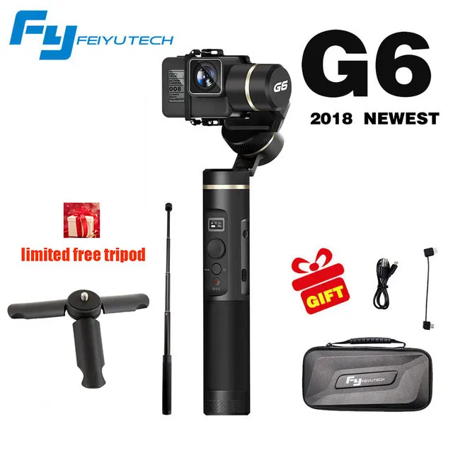 FeiyuTech Feiyu G6 брызг Gimbal 3 оси действие Камера Ручной Стабилизатор для Gopro Hero 6 5 4 RX0 xiaomi yi 4 k OLED Экран - Цвет: Option 3