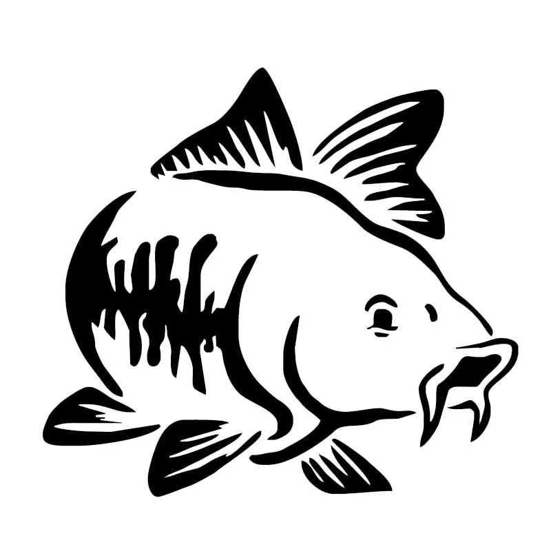 car Fishing Sticker  caliente carpa Pesca car vinyl Decal Art sticker kayak Pesca coche camion barco tribal etiqueta engomada