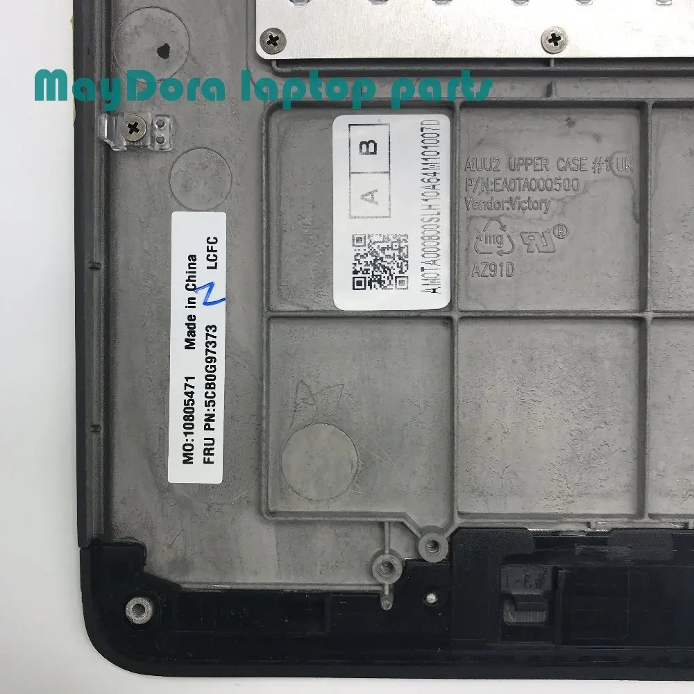  Laptop parts for LENOVO YOGA 3 pro 1370 Palmrest with Backlit UK Keyboard and touchpad 5CB0G97373