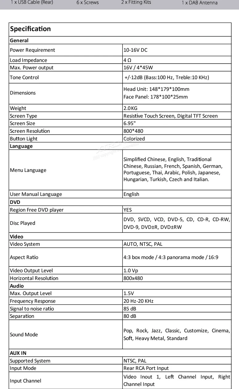 Discount 6.95" Two Din Car DVD Double Din Car Navigation GPS 2 Din Multimedia Player with Built-in Vehicle Standard DAB+ Module 14 Discount 6.95" Two Din Car DVD Double Din Car Navigation GPS 2 Din Multimedia Player with Built-in Vehicle Standard DAB+ Module 14