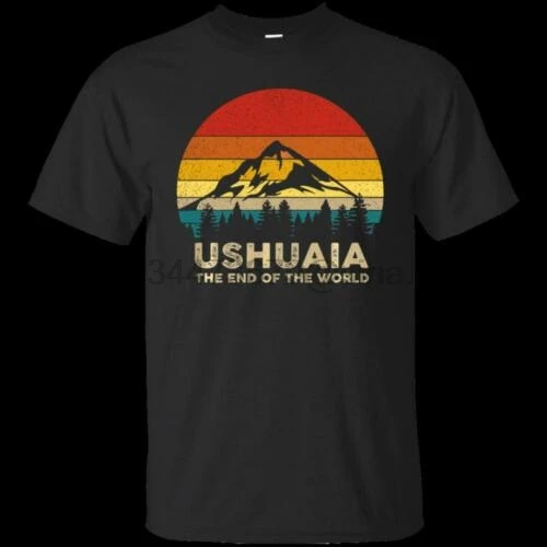 Винтажная Футболка Ushuaia сувенирная футболка Аргентины|Футболки| |