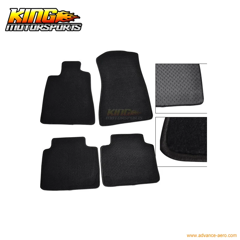 Fits 06 11 Lexus Gs300 Gs350 Black Nylon Floor Mats Carpets 4pc